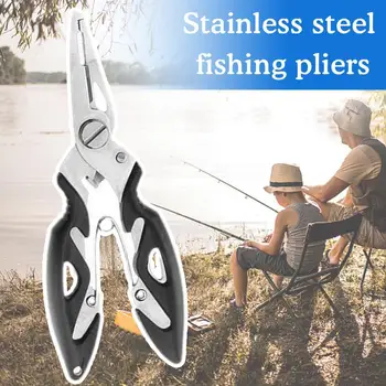 Риболовни Клещи, Ножици Ракита риболов линия Стръв Кука Нож За Премахване на Риболовни Ножица Инструмент за Измерване Режещи Принадлежности Използвате 1бр Риба Multifun I5S2