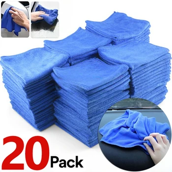 1-20 парчета хавлиени кърпи от микрофибър кърпа за автомивка, Салфетки за почистване на домакински, Кърпа за полиране на автомобил, Инструменти за почистване на дома
