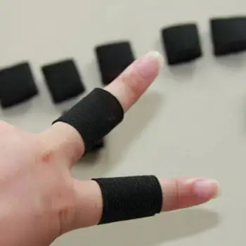 10 бр. еластичен защитен ръкав за пръстите, който поддържа артрит, спортна защитно облекло за спорт