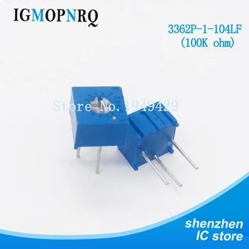 10 бр./лот 3362P-1-104LF 3362P 104 100K ти Машинка за подстригване Trimpot Потенциометър Променлив резистор нова