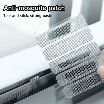10шт Етикети Счупена Врата mosquito net Залепваща Практическа Защита От Насекоми Прозорец на Екрана Ремонт на Прозорци Кръпка Аксесоари За Ремонт