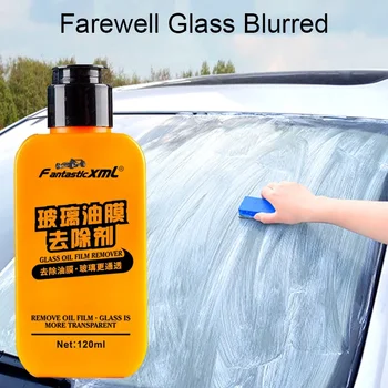 120 МЛ Паста за почистване на предния предното стъкло на превозното средство, средство за премахване на блажна филм, Средства за покриване на автомобилни стъкла, Инструменти за стъкло Универсални