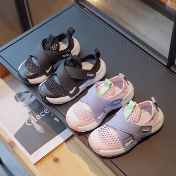2023 Нова Лятна Детска Единично Окото Дишащи Обувки За момичета и момчета, Спортна Окото Отворена обувки