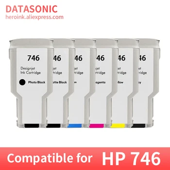 300 мл 746 P2V82A P2V83A P2V80A P2V78A Съвместим Мастилено-струйни касети с мастило на HP 746 за Широкоформатни Принтери HP DesignJet Z6 и Z9 +