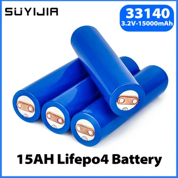 33140 3,2 V 15Ah Lifepo4 батерии за Diy 12V 24V 36V 48V 20AH 30AH Електроинструменти Ebike E-scooter Акумулаторна Батерия + Ni + Безплатна Доставка