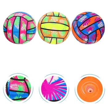 3шт Цветни надуваеми водни волейбол играчки за плажен волейбол на басейна на Случаен цвят
