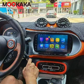 Android 11,0 Авто Радиоплеер За Mercedes Benz Smart 453 Fortwo 2014-2020 PX6 Мултимедия Видео Стерео GPS Навигация Главното Устройство