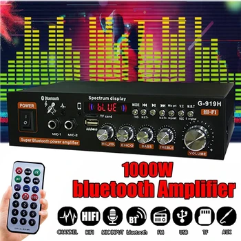 G30 G-919H 1000 W Домашни Усилватели на мощност Bluetooth Аудио Amplificador Сабвуферные Колона Театрална Аудио система 220 v/110 FM