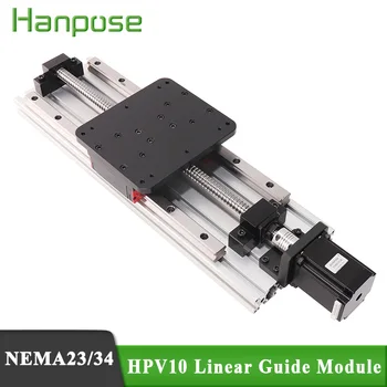 HPV10 NEMA23/34 Стъпков двигател 34HS11860 100-600 мм SFU1616 топката винт двигател за 3D-принтер sapre резервни части Линеен ръководство модул
