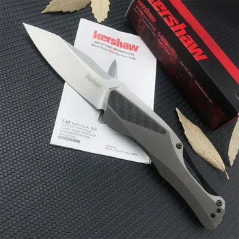 Kershaw 5500 KVT Допълнителен Сгъваем Нож С Остър Нож От Неръждаема Стомана За Самозащита И Оцеляване Туристически Ножове EDC Multi Tools