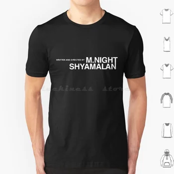 M. Night Shyamalan Тениска Памучен Мъжки Женски С Принтом със Собствените си ръце M Night Shyamalan Небьющееся Расщепленное Стъкло