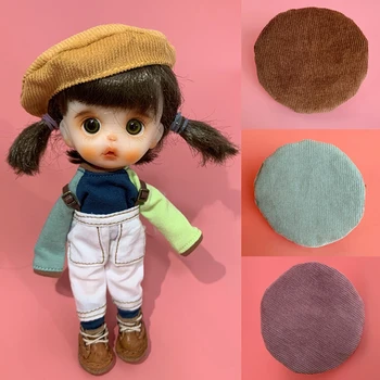 ob11 детски дрехи стоп-моушън шапка ръчна изработка 1 / 12bjd шапка модерна шапка подходяща за кръгла кукли molly PD9 GSC Meijie pig аксесоари за кукли