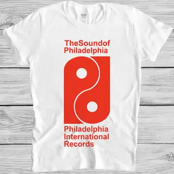 Philadelphia International Records Disco Tsop Soul Филаделфия Подарък тениска M1199 с дълъг ръкав