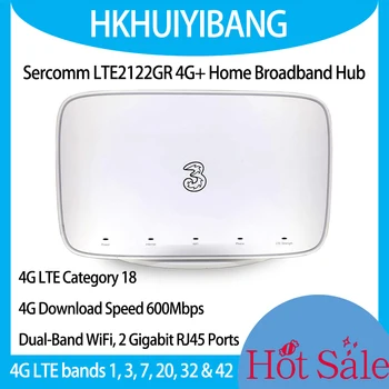 Sercomm 4G Домашен Широколентов CPE Рутер LTE2122GR двойна лента AC1200 Cat18 LTE 4G Модем Сим-Карта WiFi Рутер С Външни Антени