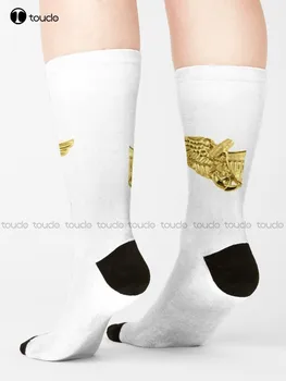 Usmc. Авиационните емблеми, икона на военноморските оборудвани екипи офицер. Чорапи Забавни Чорапи за мъже, Персонализиран подарък с дигитален печат 360 °, цветна