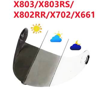 X803 Фотохромный Козирка Шлем за NOLAN X803 X803RS X661 X802RR X702 Фотохромный Защитен Щит За Лице
