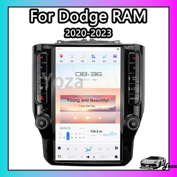 Yoza Carplay Автомагнитола За Dodge RAM 2020-2023 Процесор Qualcomm Android11 Стерео Мултимедиен Плейър Навигация 4G WIFI GPS