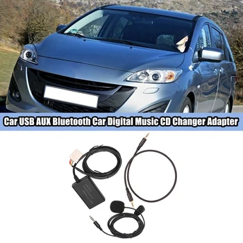 Авто USB, AUX и Bluetooth адаптер за Кола за cd чейнджър с цифрова музика за Mazda 6/Mazda/M3/323 Proton B70