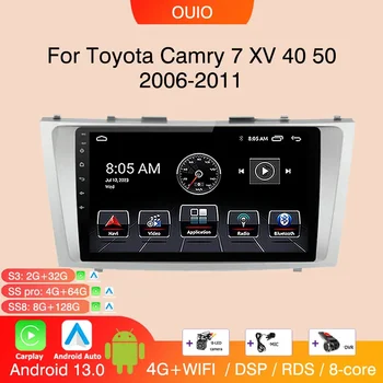 Автомагнитола Android 13 за Toyota Camry 5 XV 30 2001 2002 2003 - 2006 Авто стереосистемный мултимедиен плеър Carplay с автоматична GPS навигация