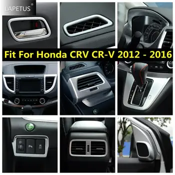 Автомобилни Аксесоари Колона Говорител/отдушник на Ac/Превключване на предавките/Панел Превключвател за Предните Фарове За Honda CRV CR-V 2012-2016 Matte