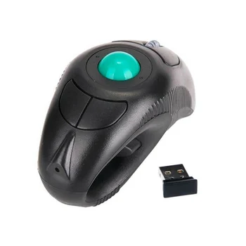 Безжична въздушна мишка 2.4 G Ергономичен Тракбол Ръчно Пальчиковый USB-мишка USB Оптична Трекбольные на мишката