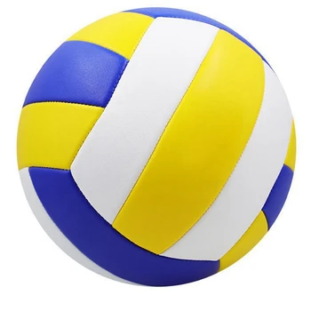 Волейбольный топката, е мек и удобен за носене, Устойчива PVC, за професионална игра на волейбол, Плажен, открит, тренировъчен топка за помещения, 1 бр.