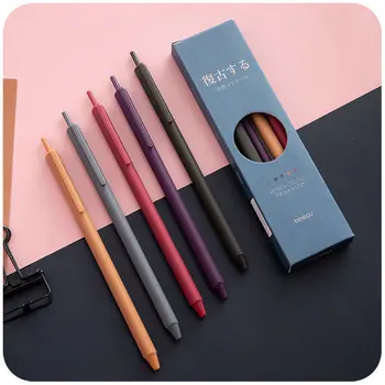 Гел химикалка Моранди Color китайски стил 0,5 мм 5 цвята