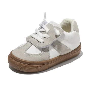Детска есенна дишаща ежедневни обувки за момчета и момичета 2023 г., детски обувки с мека подметка, изолирана ежедневни обувки за деца