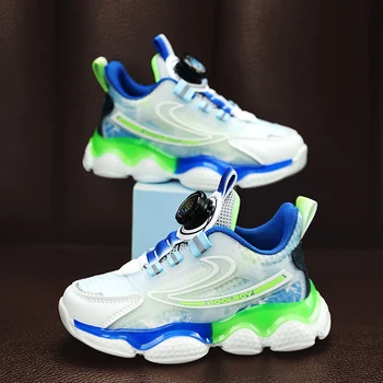 Детски баскетболни обувки 2023 г., Нова детски обувки, окото дишащи спортни обувки, маратонки за мъже, спортни обувки на открито