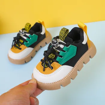Детски Обувки 2023, Нови Модни Ежедневни Обувки За Момичета И Момчета, Удобни Дишащи Обувки за Тенис На дантела-За Детската Пеша, Детски Обувки