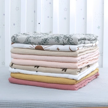 Детско пеленальное одеяло, высокоабсорбирующее кърпи за баня за бебета, муслиновое одеяло-кърпа