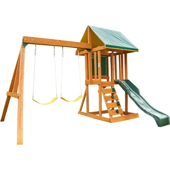 Дървена люлка, съоръжения за детски площадки, детски играчки на открито, детска площадка за децата
