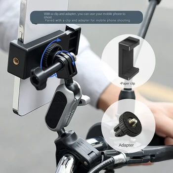 За Gopro 11 10 9 8 Аксесоари за мотоциклети Монтиране на камери на волана за екшън камери Insta360 DJI OSMO