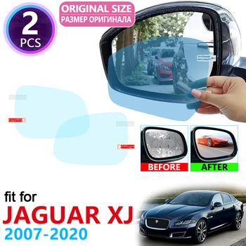 за Jaguar XJ X358 X351 XJ8 XJR 2007 ~ 2020 Пълно Покритие на Огледалото за Обратно виждане Непромокаемая Противотуманная Филм автоаксесоари 2010 2013 2015 2018