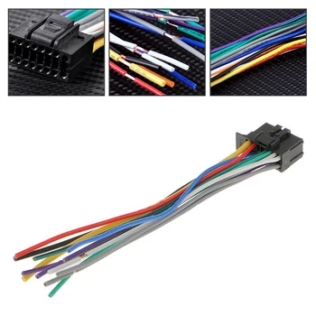 За Kenwood 16-пинов конектор кабели кабели ISO Конектор автомобилния стереокабеля