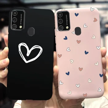 За Samsung Galaxy М31 M21s Case 2020 Couple Love Heart Калъф За мобилен телефон Samsung М31 Prime SM-M315F M 31 M 21s Мек Калъф 6,4 инча