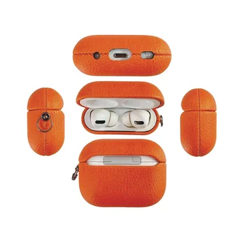 За своята практика Airpods Елегантен мек защитен калъф за слушалки с шарени личи за седалките Airpods Pro Shell Trend-черен