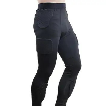 Заглушителен мъжки защитни панталони, за да предпази от сблъсъци, Баскетболни спортни чорапи, Гамаши, наколенници, спортни компресия панталони