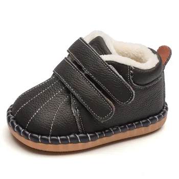 Зимни Зимни обувки за малки момичета, детски обувки, Водоустойчив обувки, за разходки с неподвижни меки подметки, Обувки за бебета SOH021