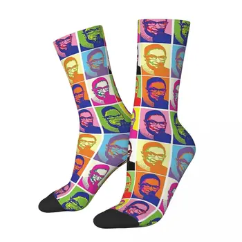Известните Чорапи RBG - Pop Art Blast Чорапи Harajuku, Супер Меки Чорапи, Всесезонни Чорапи, Аксесоари за Мъжки И Женски Подаръци