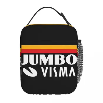 Изолиран обяд-бокс Cycling Team Jumbo Visma Аксесоари Cyclo Cross Обяд-контейнер с термоохлаждением Обяд-бокс за училище