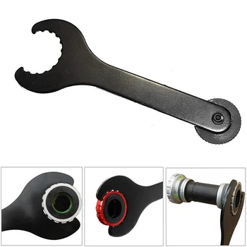 Ключ за фиксиране на мотора Вграден ключ за централна ос + инструмент за закрепване на капака коляно Инструмент за поддръжка на велосипеда