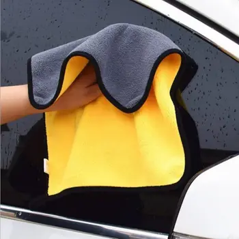 Кърпа за почистване от микрофибър, удебелена мека кърпа за подсушаване на купето на автомобила Fiat Idea, Bravo Sedici Grande Punto Palio Uno