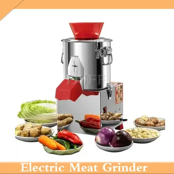 Малка битова електрическа машина за рязане на продукти и зеленчуци, пълнеж за кнедлите, джинджифил, чесън / Чили / Месо / мелачка за месо