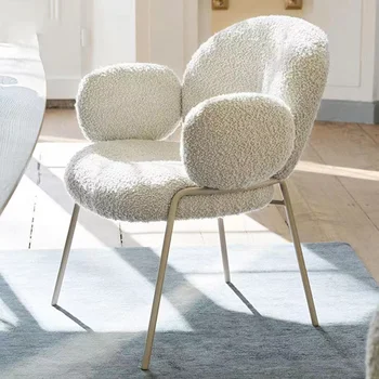 Модерни трапезни столове в скандинавски стил Стол с Ергономичен Дизайн Таблица спални Alon Chair Луксозни Трапезни шезлонги Мебели Salle Manger