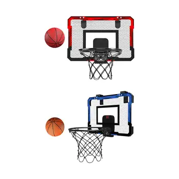 Монтиране на Баскетболното Пръстен Спортна Игра с Топка, с Помпа Аксесоари за Мини-Обръч, Определени за Игра на Открито и Закрито Момчета Момичета Възрастни