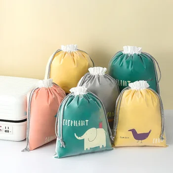 Мультяшная скъпа водоустойчива чанта от съвсем малък-голям капацитет, домашно облекло, обувки, кърпи, пылезащитная чанта за багаж, чанта-органайзер за пътуване