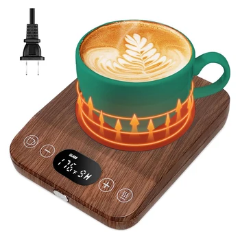 Нагревател за кафе на steins с автоматично захранване / выключением -Индукционный нагревател за чаши на масата с 9 настройки за температура, таймер 1-9 Лесен за използване