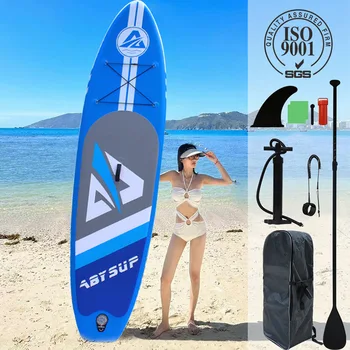 Надуваема Sup Евтина дъска за сърф за студенти 320 см Популярна дъска за сърф с гребло Sup Standing Paddle