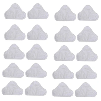 Най-добрите предложения на 20 опаковки от подмяна на парни швабр микрофибър Кърпа за H2O Моп X5 Триъгълна Drag